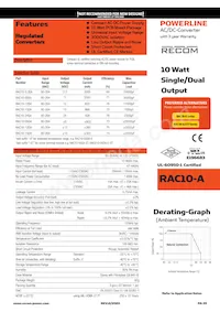 RAC10-3.3SA-E-ST數據表 封面