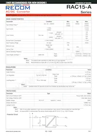 RAC15-0515TA-E-ST Datasheet Pagina 2