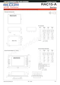 RAC15-0515TA-E-ST Datasheet Pagina 4