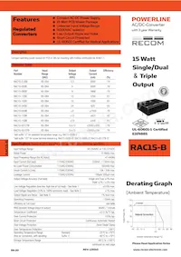 RAC15-3.3SB-ST Datasheet Copertura