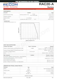 RAC20-0515TA-ST Datasheet Page 3