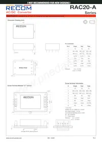 RAC20-0515TA-ST Datasheet Pagina 4