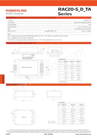 RAC20-09DA-ST 데이터 시트 페이지 2