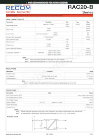 RAC20-3.3SB-ST Datasheet Page 2