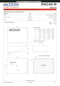 RAC40-0515TB-ST Datasheet Pagina 4