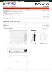 RACG100-48S Datasheet Pagina 4