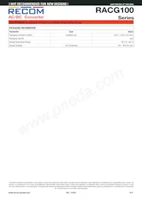 RACG100-48S Datasheet Pagina 5