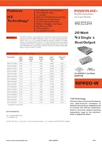 RPP20-4805DW/N Datenblatt Cover