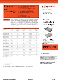 RPP30-483.3SW/N Datasheet Copertura