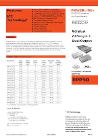 RPP40-483.3S/N Datasheet Copertura
