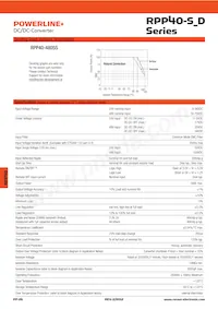 RPP40-483.3S/N Datasheet Page 2
