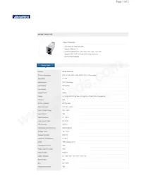 RPS8-700U2-XE Datasheet Cover