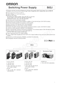 S82J-15024E Datasheet Cover