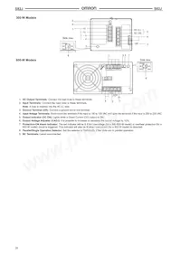 S82J-15024E Datasheet Page 20