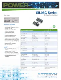 SIL06C-12SADJ-VJ Datasheet Cover