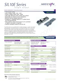 SIL10E-05W3V3-V Datasheet Cover
