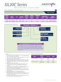 SIL20C-12SADJ-V Datasheet Pagina 2