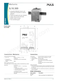 SL10.309 Datasheet Pagina 3