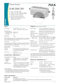 SL40.301 Datasheet Copertura