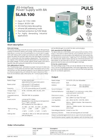 SLA8.100 Datasheet Cover