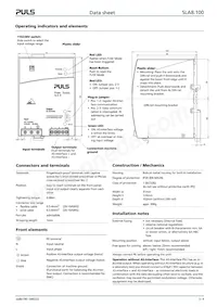 SLA8.100 Datasheet Page 3