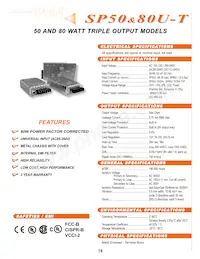 SP80U-0533T Datasheet Cover