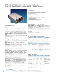 SPF-500-12G Datasheet Cover