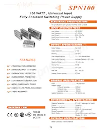 SPN100-48S Datasheet Cover