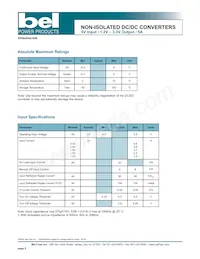 SRAH-05B150R Datasheet Page 2