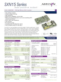 SXN15-48D3V3-2V5R 데이터 시트 표지