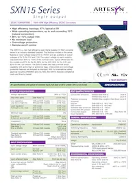 SXN15-48S3V3-R Datenblatt Cover