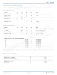 V150A8T400BS3 Datasheet Page 2