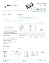 V150C8T100BS3 Datasheet Cover