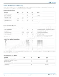 V150C8T100BS3 Datasheet Page 2