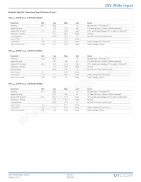 V28A8T200BS3 Datasheet Page 6