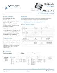 V375B8T200BS3 Datasheet Cover