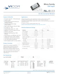 V72C8T100BS3 Datasheet Cover