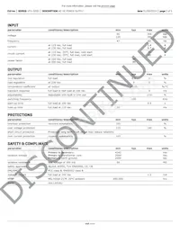 VPU-S200-27.6 Datasheet Pagina 2