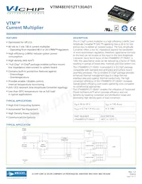 VTM48EF012T130B01 Datasheet Cover