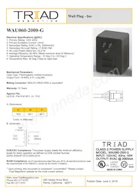 WAU060-2000-G數據表 封面