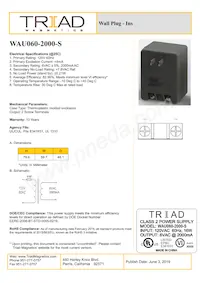 WAU060-2000-S Datasheet Cover