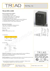 WAU090-1200 Datasheet Cover