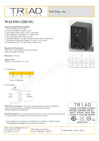 WAU090-1200-SG數據表 封面