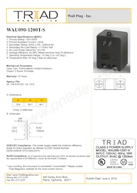 WAU090-1200T-S Datasheet Copertura