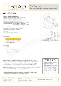 WAU12-1500 Datenblatt Cover