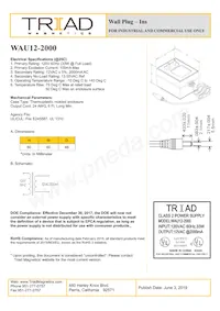 WAU12-2000數據表 封面