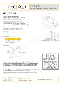 WAU12-2500 Datenblatt Cover