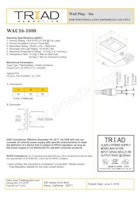 WAU16-1000 Datasheet Copertura