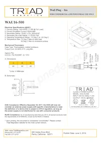 WAU16-500 Datenblatt Cover
