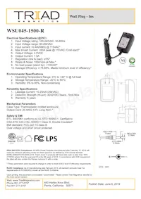 WSU045-1500-R Datasheet Cover